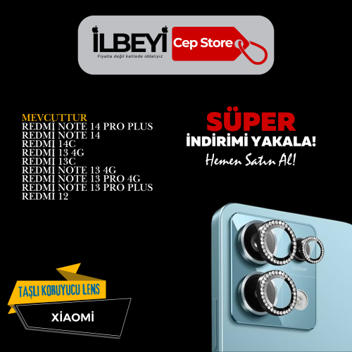 REDMİ TAŞLI KORUYUCU LENSLER 